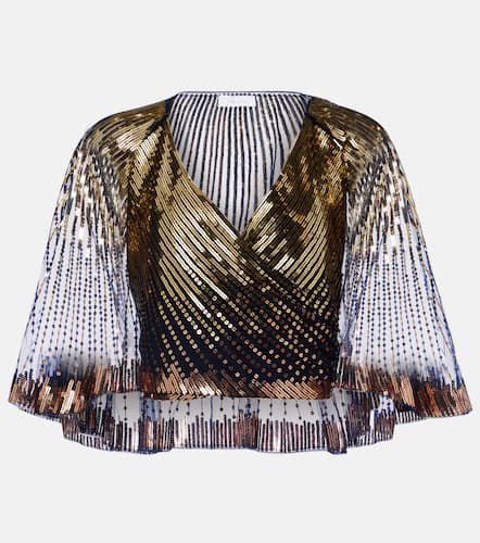 Rabanne Sequined crop top - Rabanne - Modalova