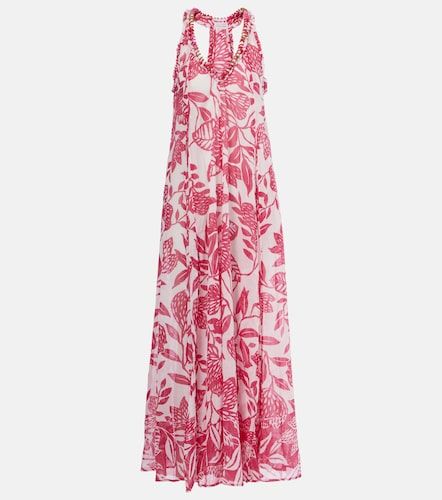 Vestido midi Nava de algodón estampado - Poupette St Barth - Modalova