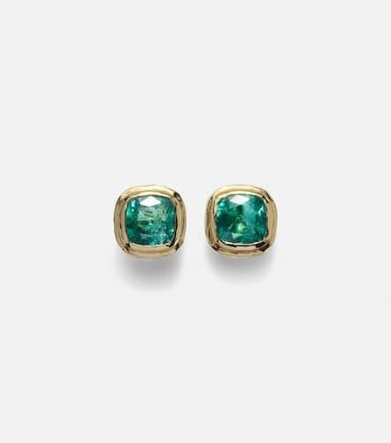 Kt stud earrings with emerald - Octavia Elizabeth - Modalova