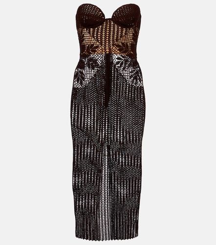 Vestido bustier en croché de algodón - Magda Butrym - Modalova