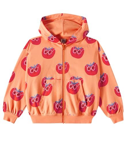 Tomato printed cotton jersey hoodie - Jellymallow - Modalova