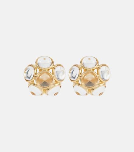 Flower clip-on earrings - Saint Laurent - Modalova