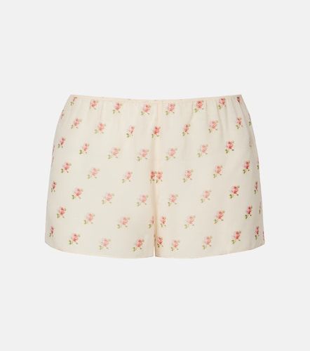 Tilly floral silk organza shorts - Khaite - Modalova