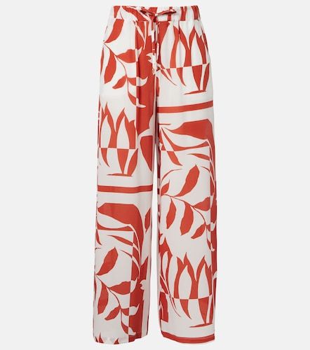 Pantalones anchos Voto de seda estampados - Max Mara - Modalova
