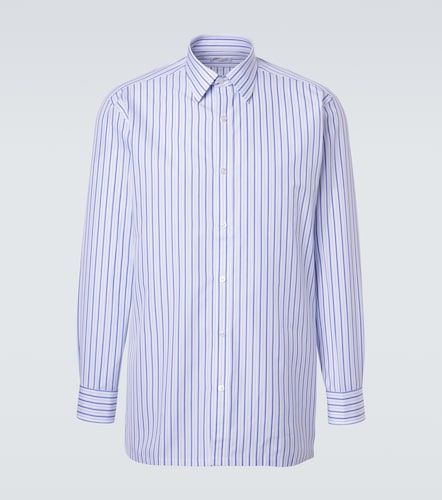 Camicia in popeline di cotone a righe - Charvet - Modalova