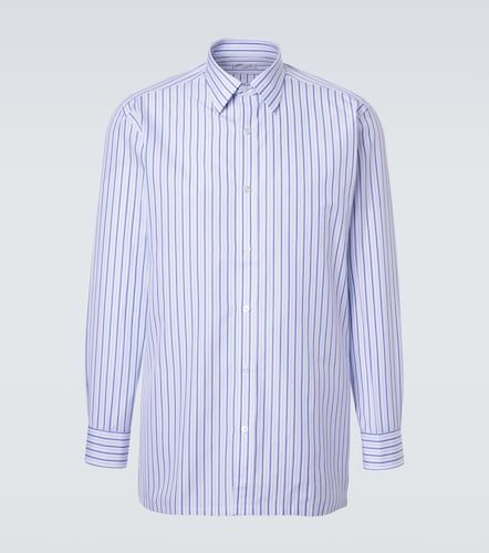 Camicia in popeline di cotone a righe - Charvet - Modalova
