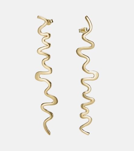 Shore 24kt -plated drop earrings - Ysso - Modalova