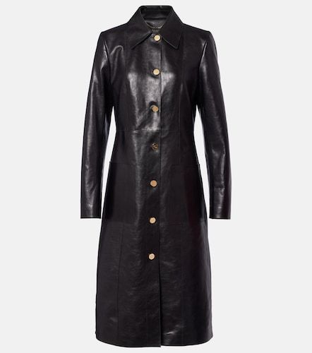 Mantel Interlocking G aus Leder - Gucci - Modalova
