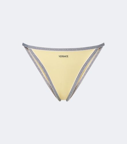 Braga de bikini Greca bordada - Versace - Modalova