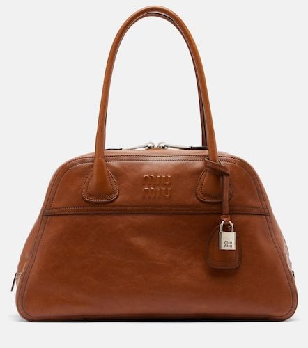 Vivant Medium leather bowling bag - Miu Miu - Modalova