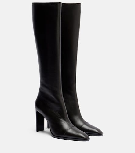 Venetia leather knee-high boots - Saint Laurent - Modalova