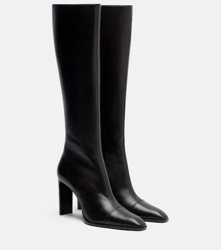 Venetia leather knee-high boots - Saint Laurent - Modalova