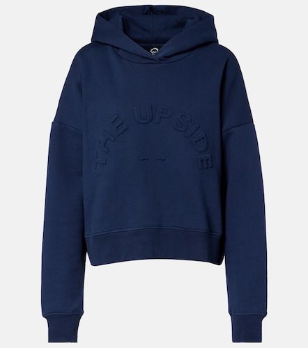 Byron logo cotton jersey hoodie - The Upside - Modalova