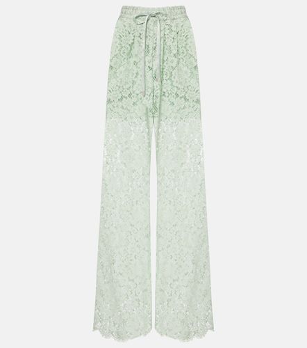 Pantaloni in pizzo a gamba larga - Dolce&Gabbana - Modalova