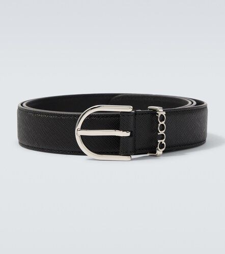 Gürtel Script aus Leder - Gucci - Modalova