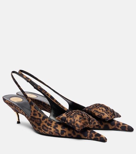 Dakota 50 leopard-print slingback pumps - Saint Laurent - Modalova