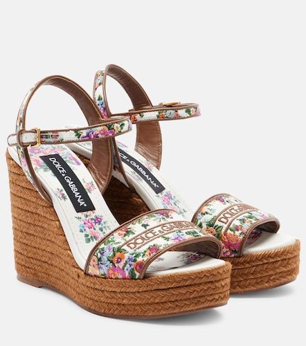 Sandali espadrillas con zeppa - Dolce&Gabbana - Modalova