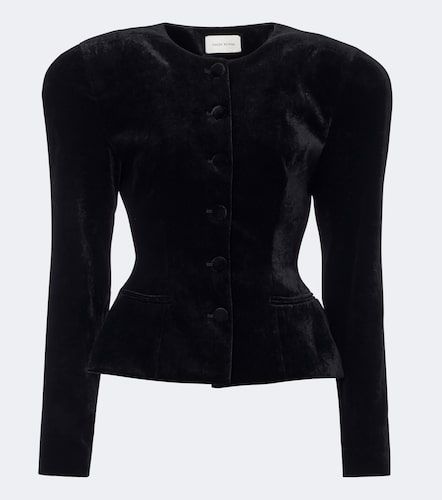 Blazer de terciopelo con peplum - Magda Butrym - Modalova