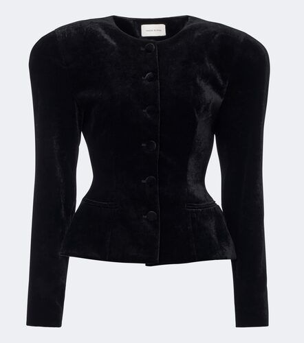 Magda Butrym Peplum velvet blazer - Magda Butrym - Modalova