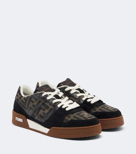 Zapatillas Match de jacquard con ante - Fendi - Modalova