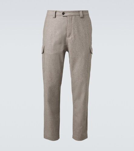 Pantalones tapered de lana - Brunello Cucinelli - Modalova