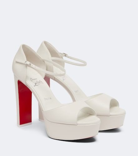 Sandaloo leather platform sandals - Christian Louboutin - Modalova