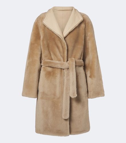 Reversible shearling coat - Yves Salomon - Modalova