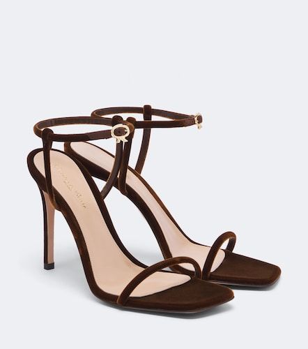 Gianvito Rossi Sandalen aus Samt - Gianvito Rossi - Modalova