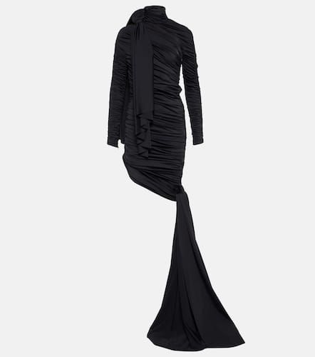 Ruched asymmetric minidress - Balenciaga - Modalova