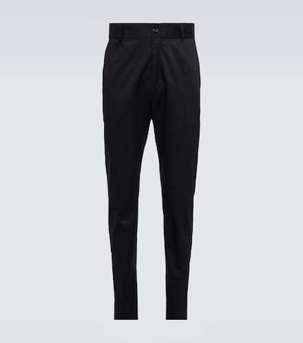 Straight cotton-blend pants - Dolce&Gabbana - Modalova