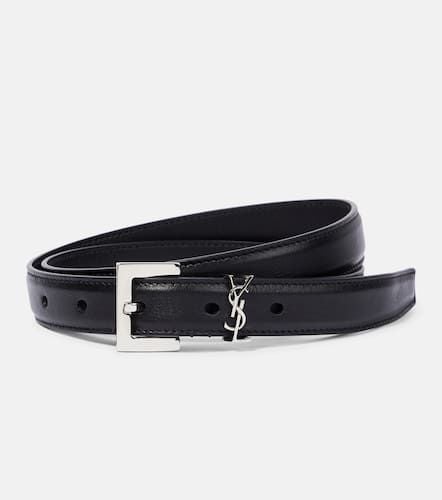 Cassandre 20 leather belt - Saint Laurent - Modalova