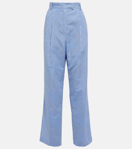 Bea pinstriped high-rise cotton suit pants - The Frankie Shop - Modalova