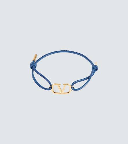 VLogo Signature leather bracelet - Valentino Garavani - Modalova