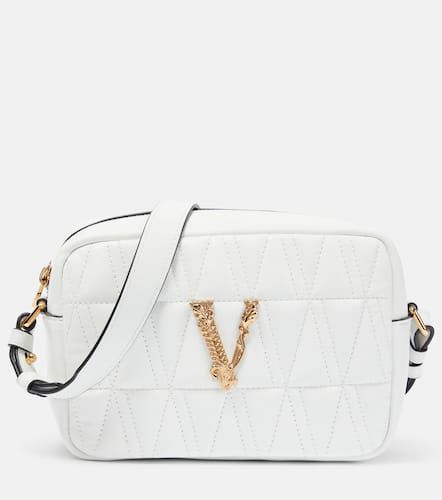 Virtus quilted leather crossbody bag - Versace - Modalova