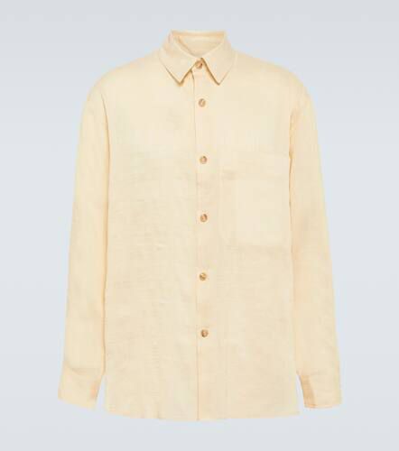 Striped linen and silk shirt - King & Tuckfield - Modalova