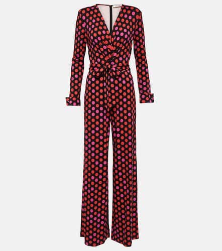 Rosa polka-dot wide-leg jumpsuit - Diane von Furstenberg - Modalova