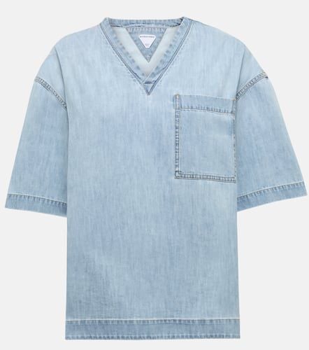 Bottega Veneta T-Shirt aus Denim - Bottega Veneta - Modalova