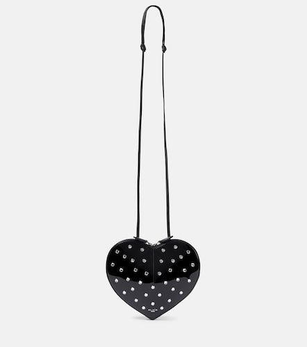 Alaïa Borsa a tracolla Le Cœur in vernice con borchie - Alaia - Modalova