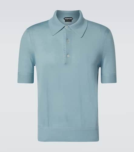 Cashmere and silk polo shirt - Tom Ford - Modalova