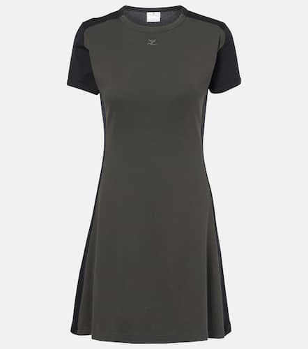 CourrÃ¨ges Logo cotton jersey T-shirt dress - Courreges - Modalova