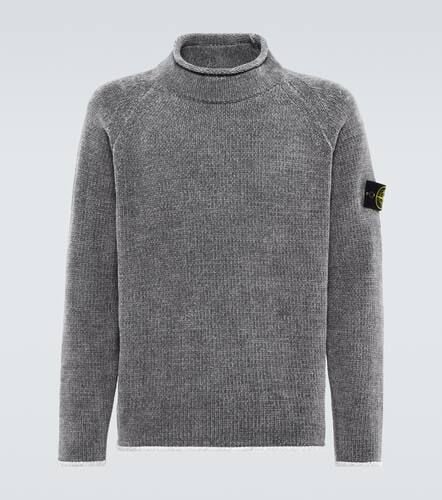 Compass cotton turtleneck sweater - Stone Island - Modalova