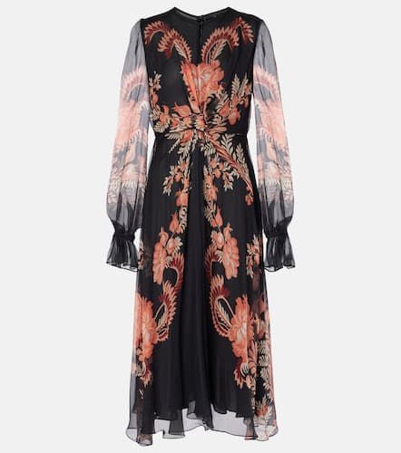 Etro Floral silk midi dress - Etro - Modalova