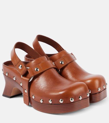 Loewe Tacha leather clogs - Loewe - Modalova