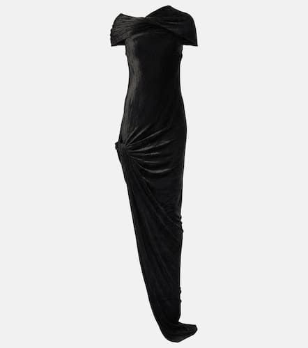 Lola asymmetric velvet gown - Rick Owens - Modalova