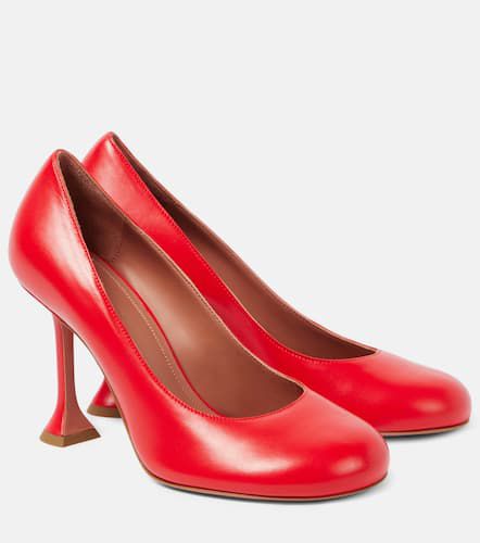 Amina Muaddi Iris 95 leather pumps - Amina Muaddi - Modalova