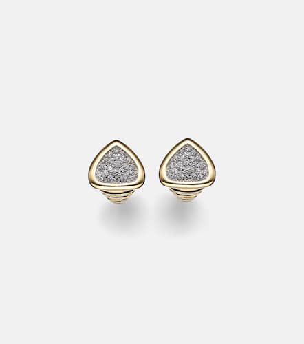 Pendientes Trisola de oro de 18 ct con diamantes - Marina B - Modalova