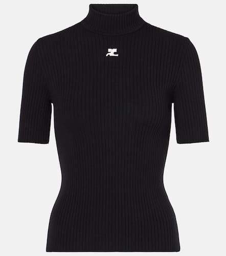 CourrÃ¨ges Reedition ribbed-knit top - Courreges - Modalova