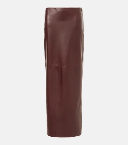Gonna lunga in pelle - Brunello Cucinelli - Modalova