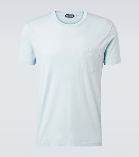Camiseta de jersey de algodón y seda - Tom Ford - Modalova