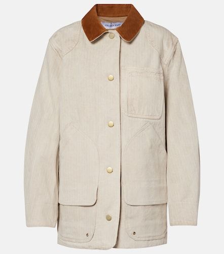 Giacca di Abbas in cotone con suede - Veronica Beard - Modalova